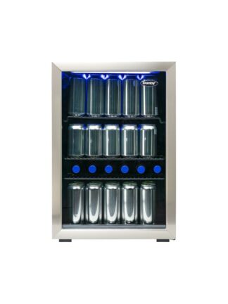 2.6 cu. ft. Free-Standing Beverage Center in Stainless Steel